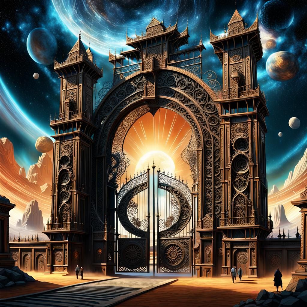 Gates to the Cosmos: A Cosmic Gateway of Unparalleled Wonder