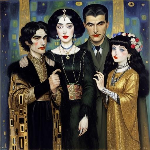 Ethereal Vampires of Ancient Times in a Dreamlike Artistic S...