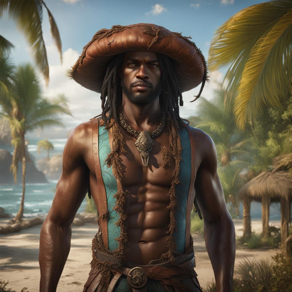 Island Fantasy Man Revealed in Splashing Colors