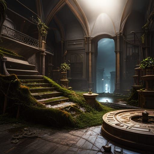 Surreal Screw Fantasy World in Deep Color