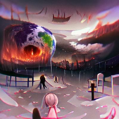 The Apocalypse Unveiled in a Futuristic Landscape