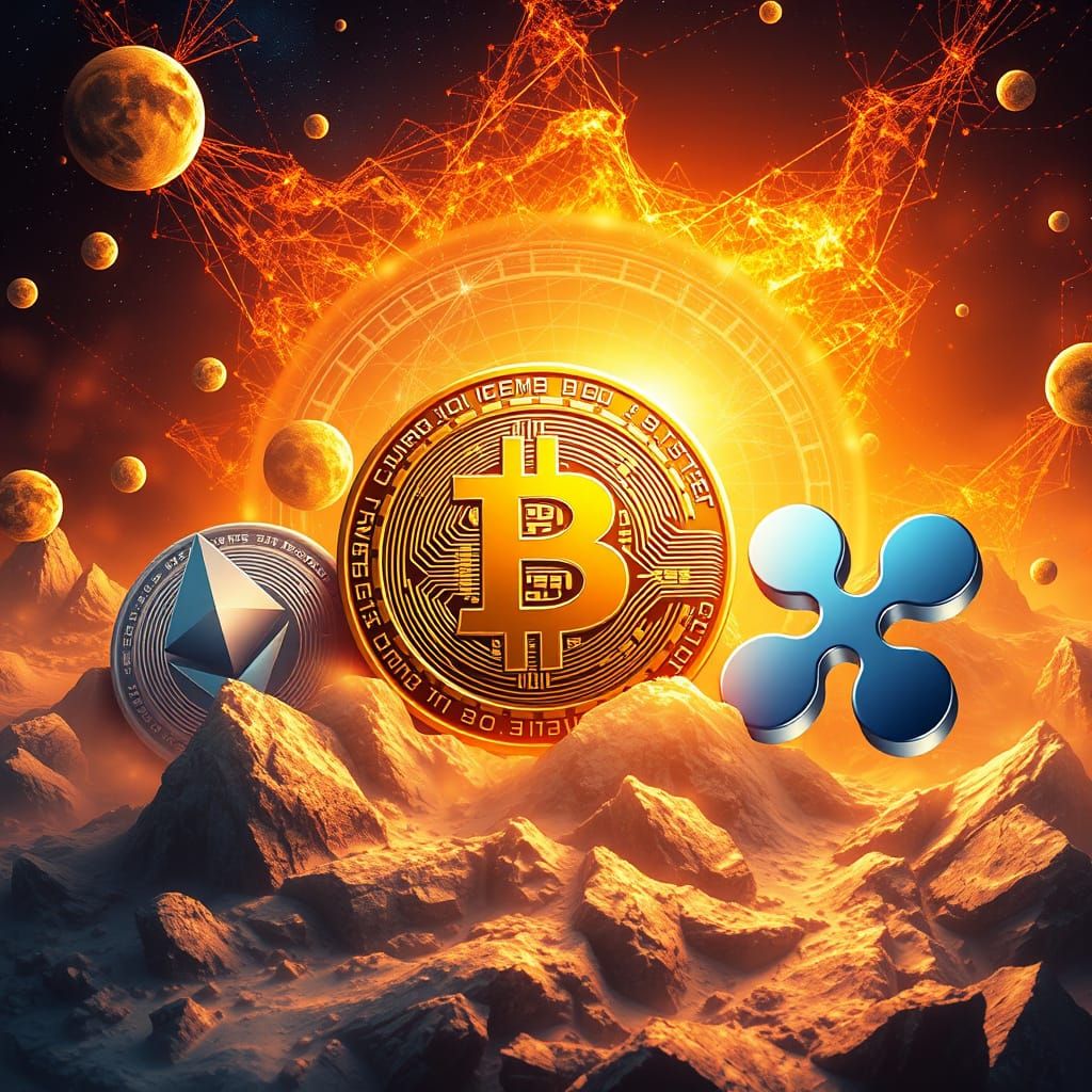 Cryptography Titans: Bitcoin, Ethereum, and Ripple Unite in ...