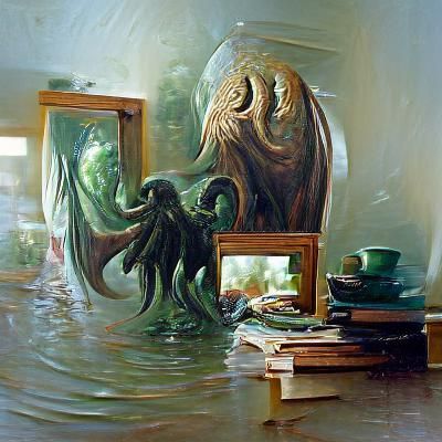 Cthulhu in a Flickering Mirror Realm