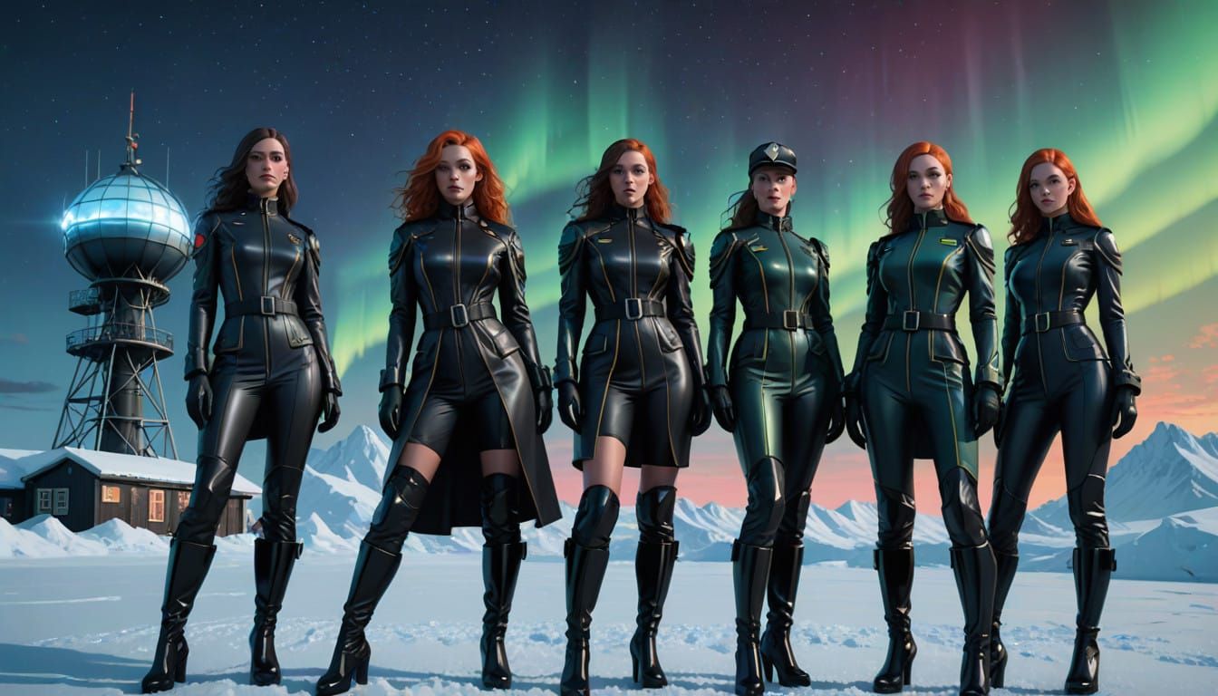 Voluptuous Women at Schatzgräber in Gritty Realism Style