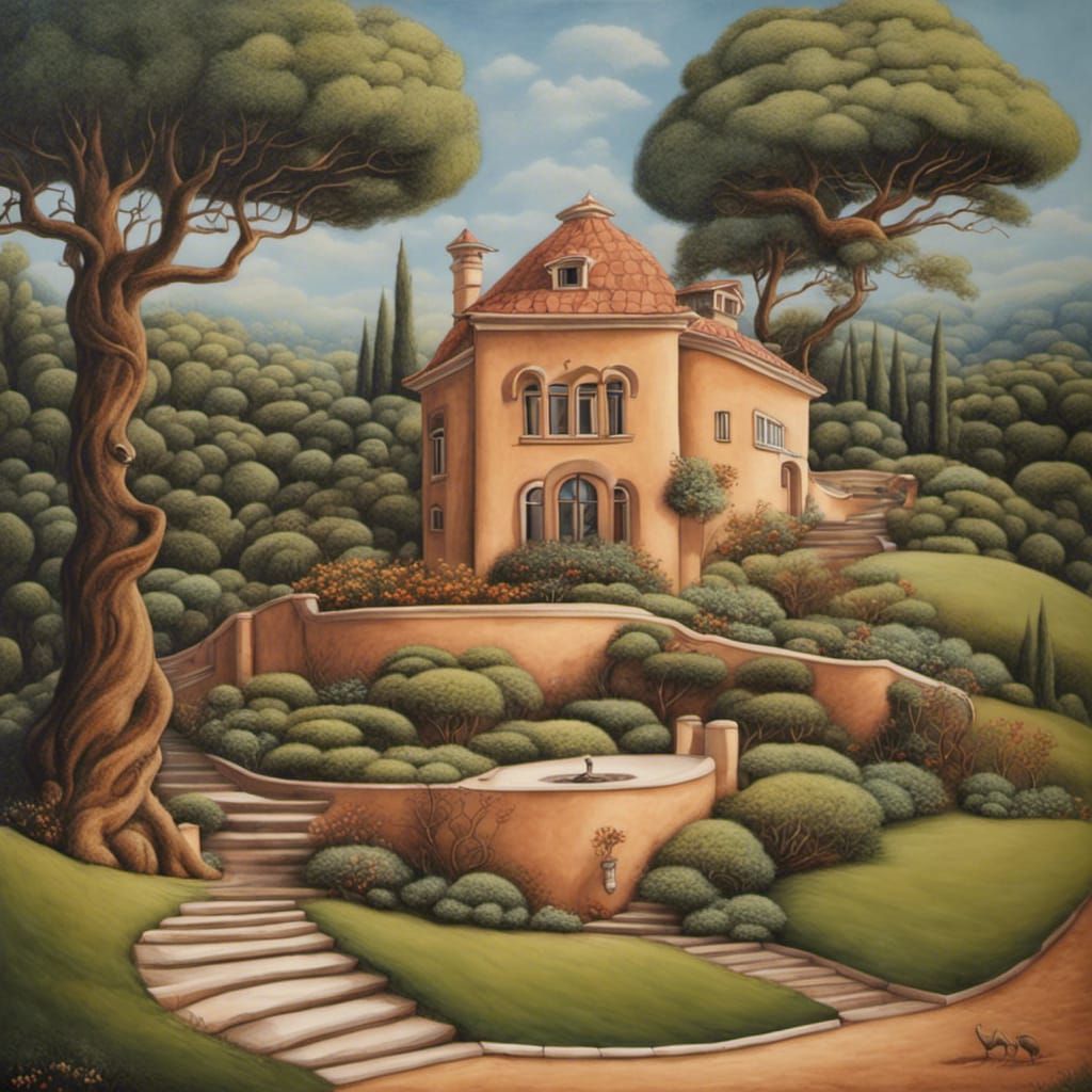 Dreamy Hillside Home in Warm Atmospheric Style