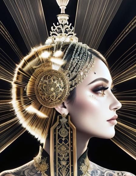 Enchanting Botanical Beauty in an Elegant Chandelier Updo