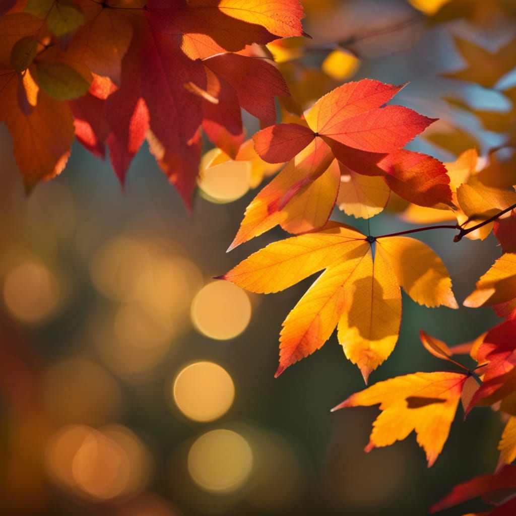 Vibrant Fall Landscapes in Stunning Bokeh