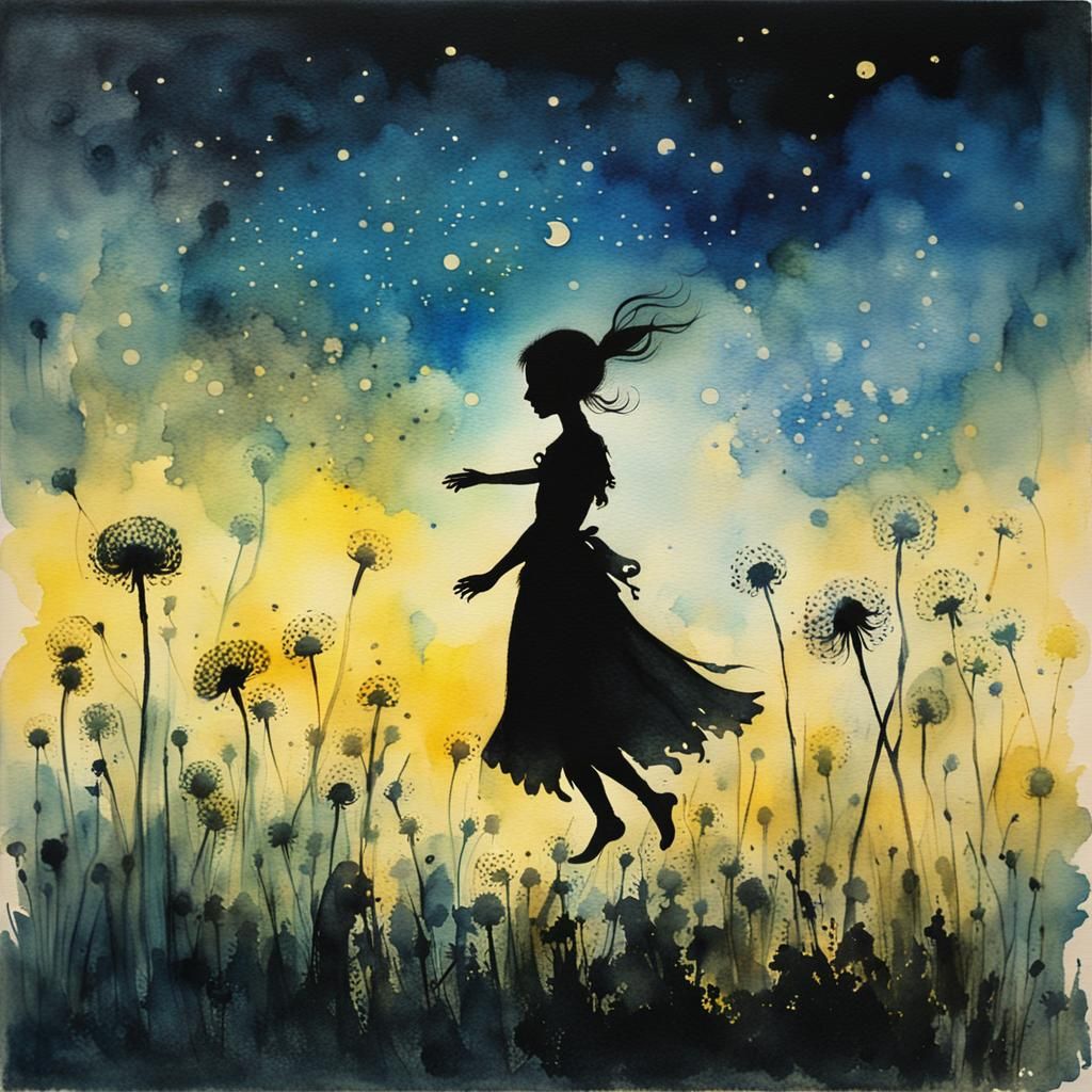 Fairy Silhouette (my prompt)