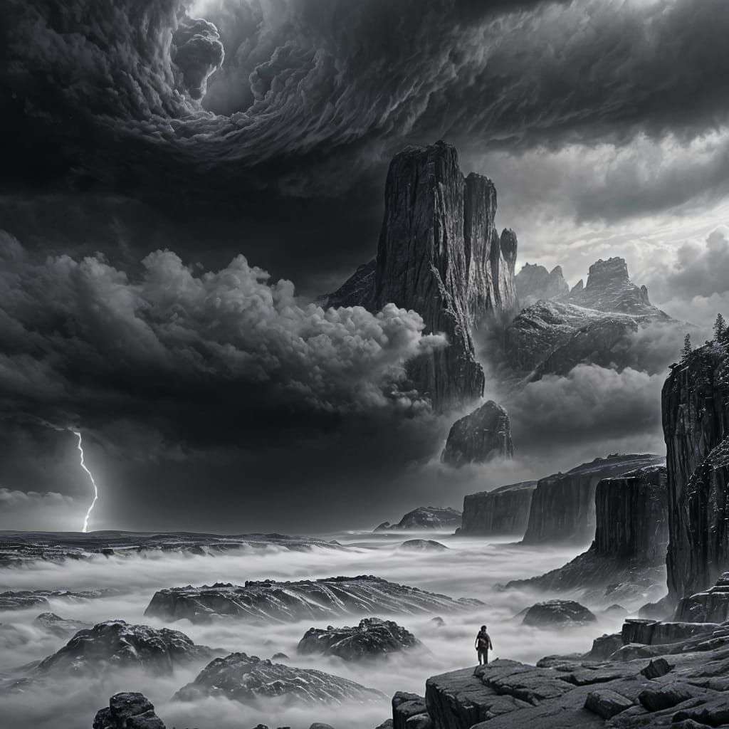 Epic Cinematic Black and White Hopes and Despair