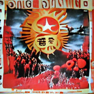 Glittering Red Dawn Over China