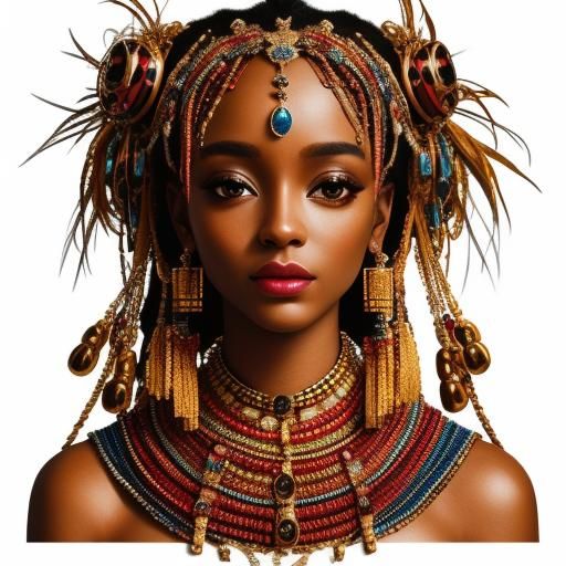 Surreal Queen Reigns in Vibrant, Psychedelic Splendor