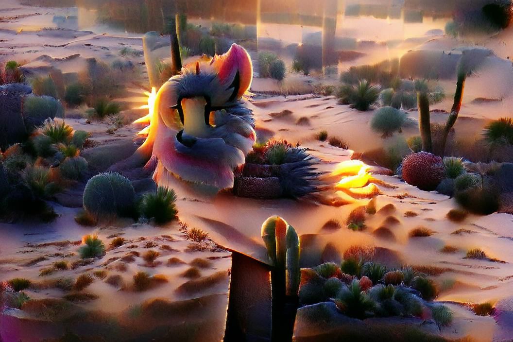 Dramatic Desert Sunrise Unfolds