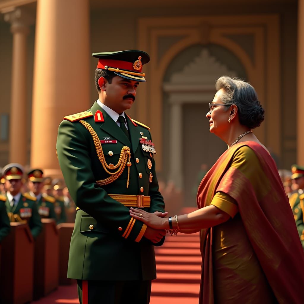 Indian Army Officer Receives Prestigious Award from Prime Mi...