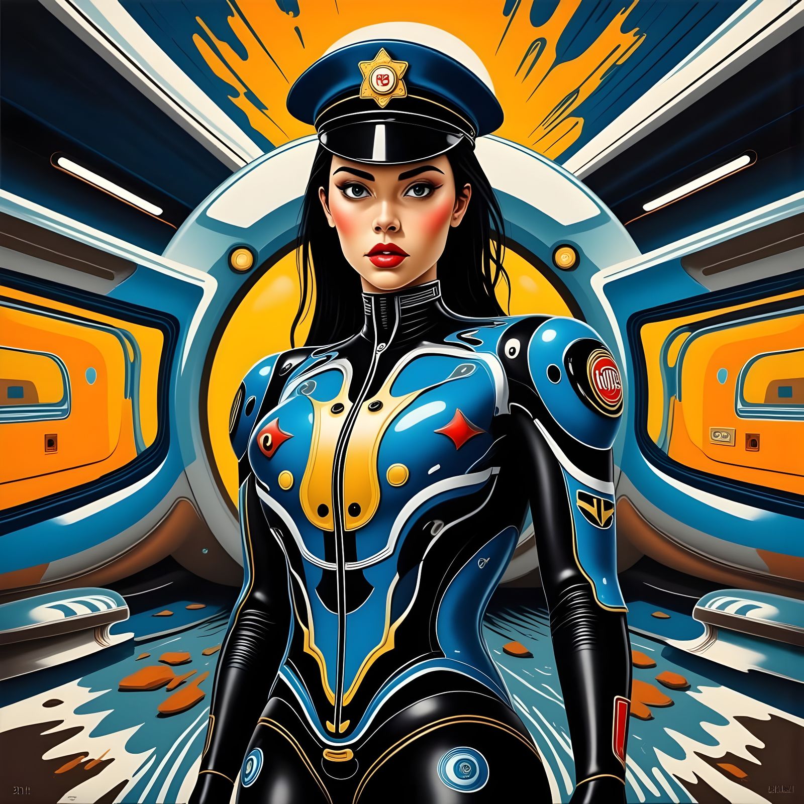 Dark Chocolate-Inspired Pop Art Masterpiece