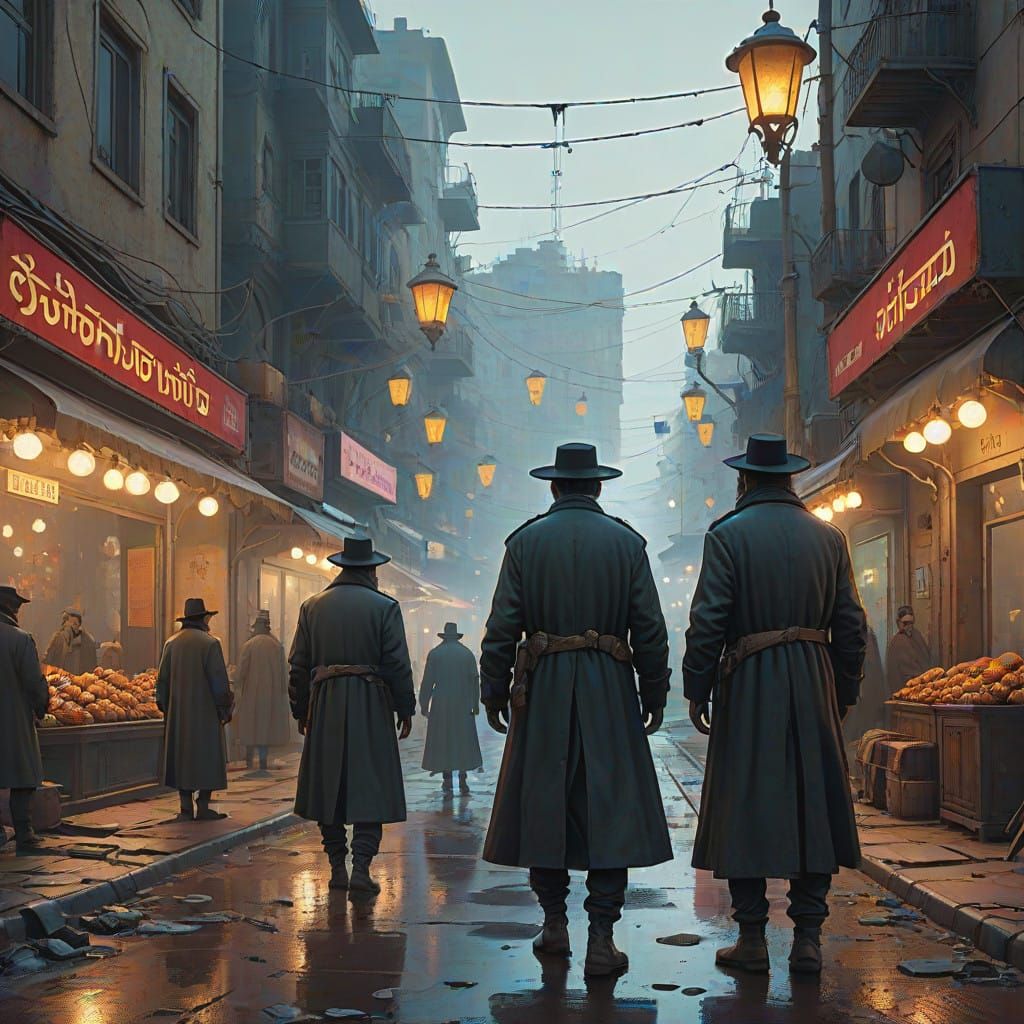 Haredi Jews Engage in Heated Debate on Rabbi Akiva Street in...