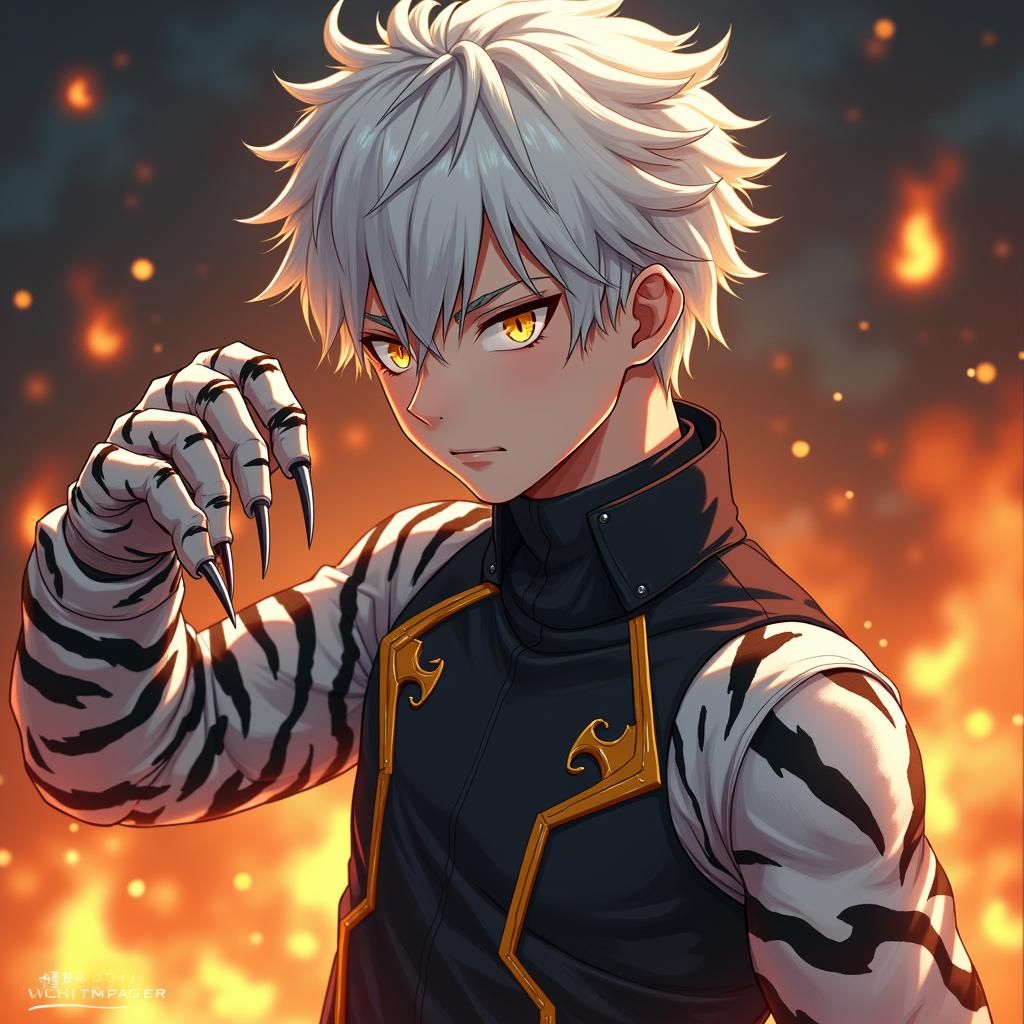 Teenage Vengeance in a Fiery Storm, Cyberpunk-Inspired Anime...