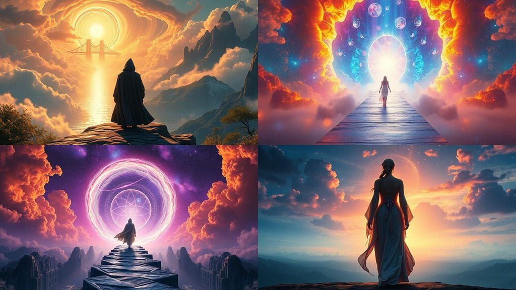 Ethereal Infinity Portal Unveiled in Vibrant Color