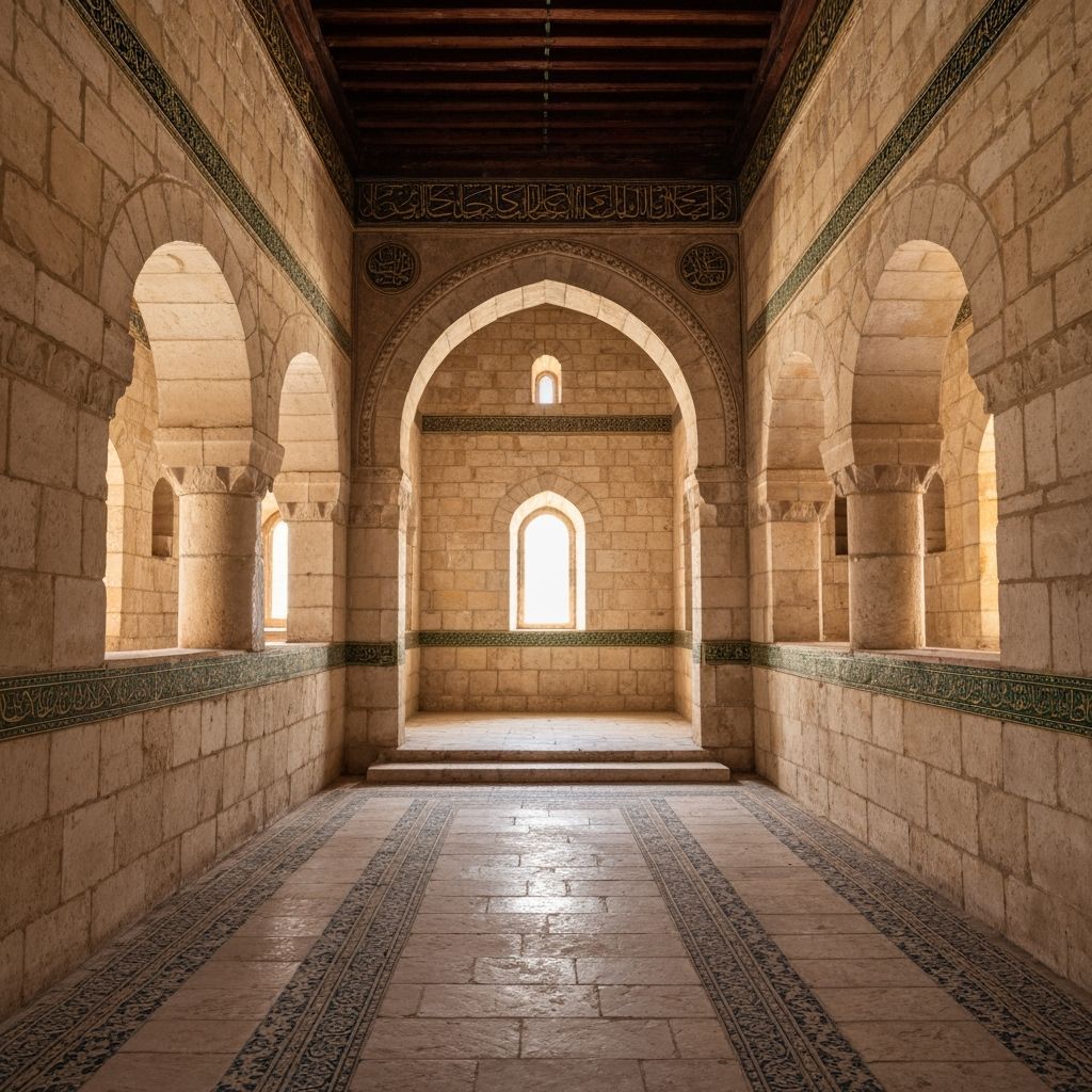 Interior of a Medieval Islamic Palace in Jerusalem