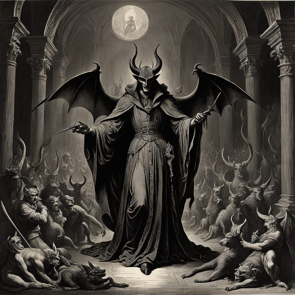 Faust's Bargain: A Lithographic Masterpiece