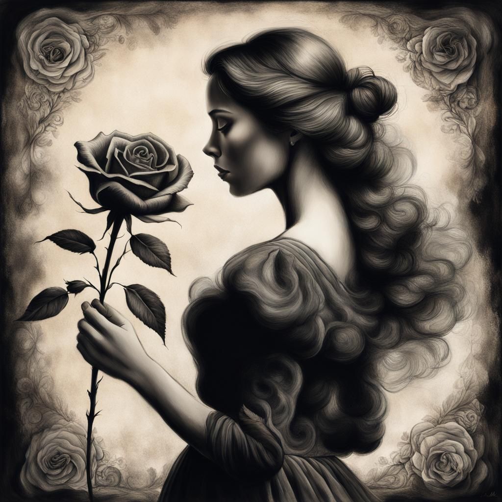 silhouette of a woman