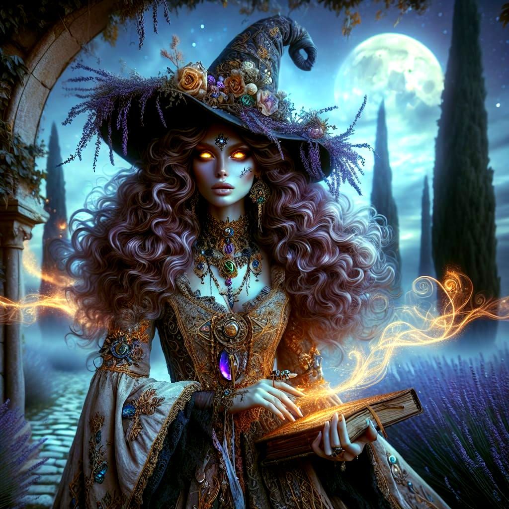 Ethereal Gothic Fantasy in Hypermaximalist Style