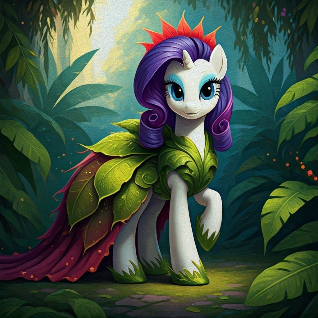 Rarity in Whimsical Venus Flytrap Dress