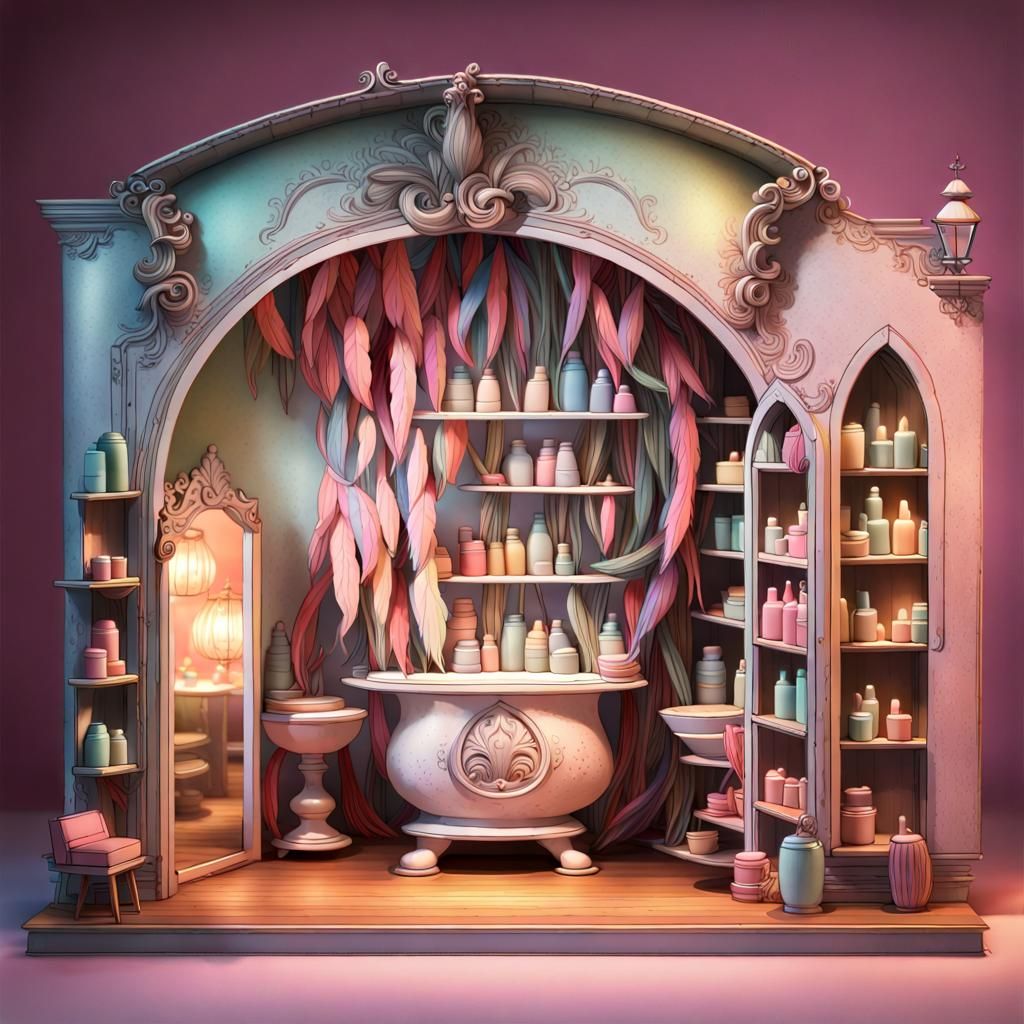Whimsical Hair Salon Wonderland