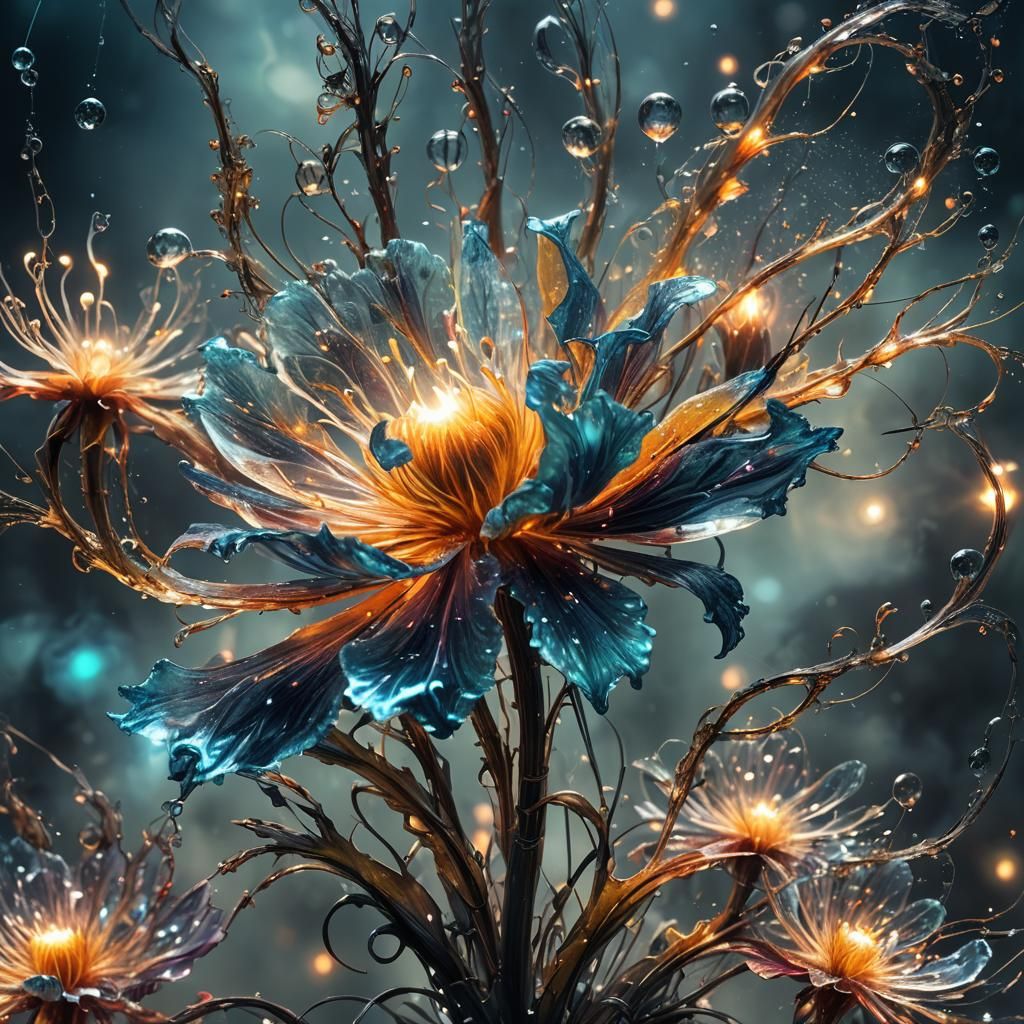 Enchanted Ethereal Bloom in Surreal Light