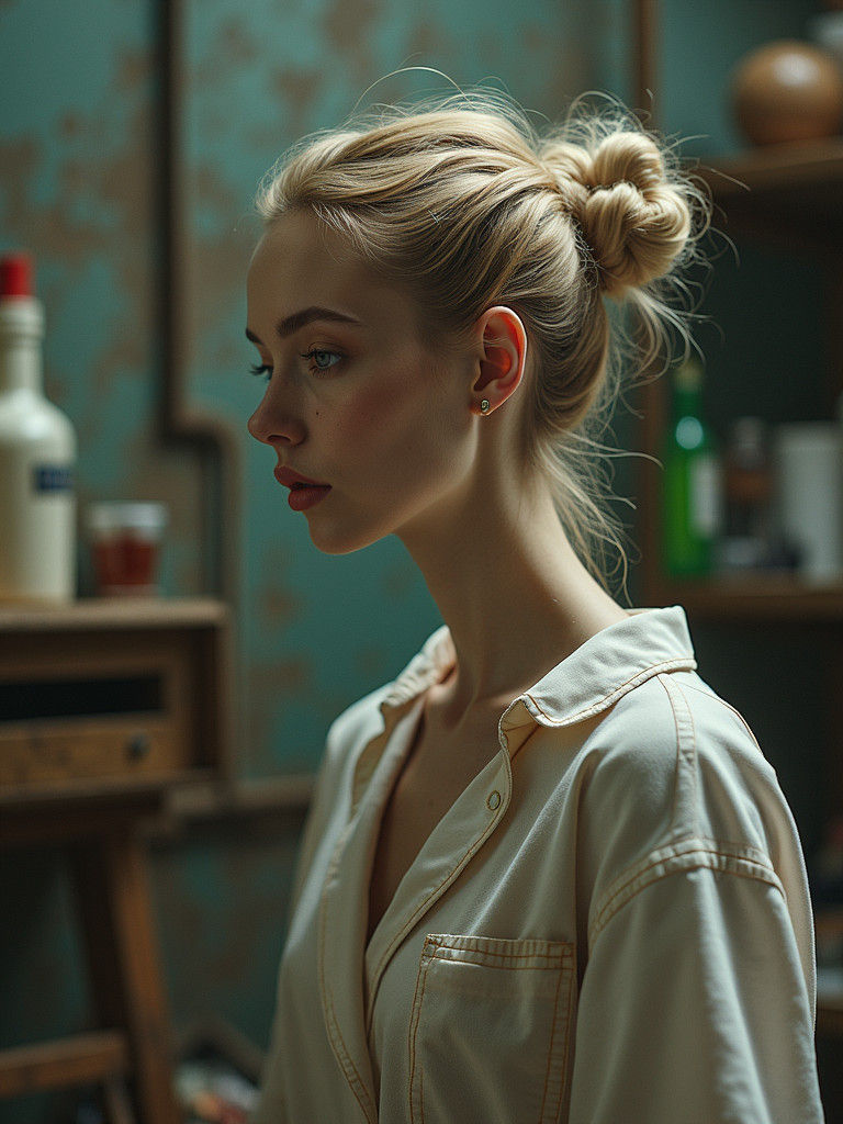 Surreal Exotic Portraits in a Bizarre Laboratory