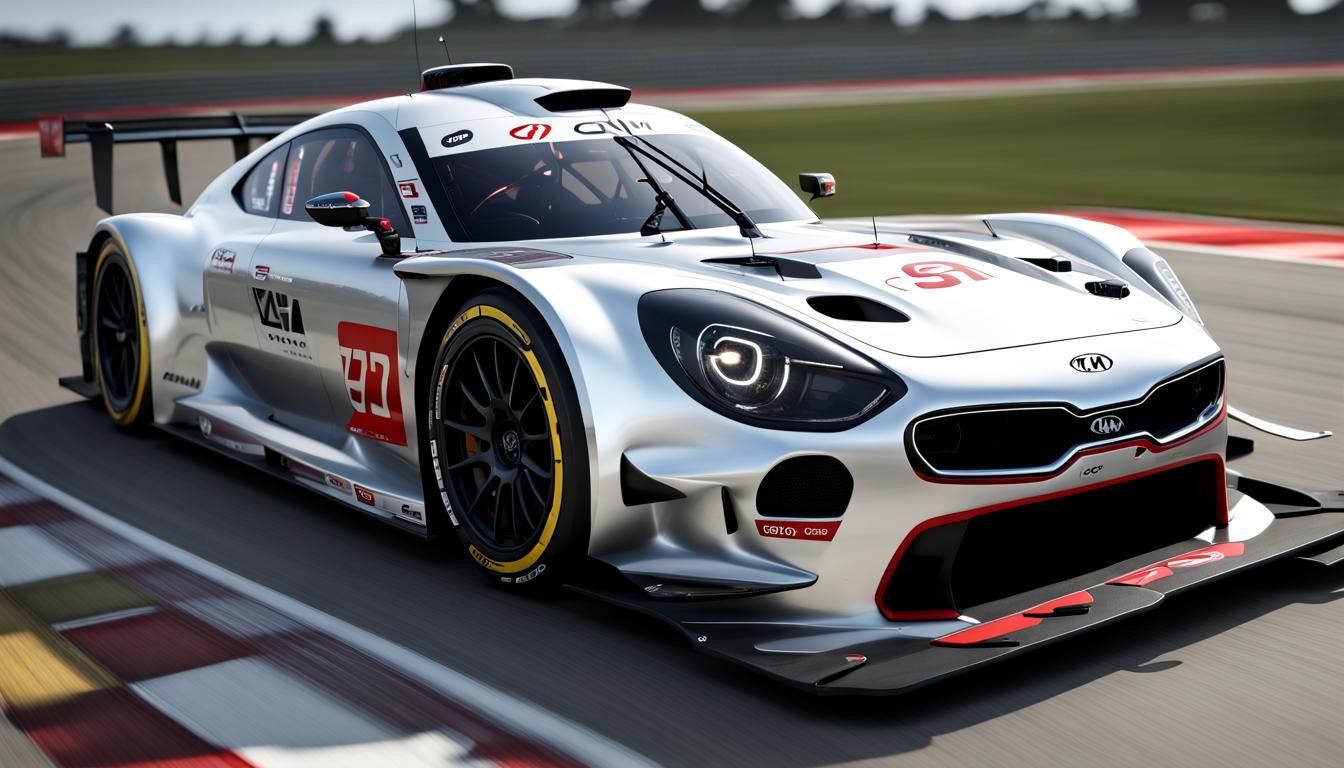 Silver Le Mans-Ready KIA GT3 Roadster Unveiled