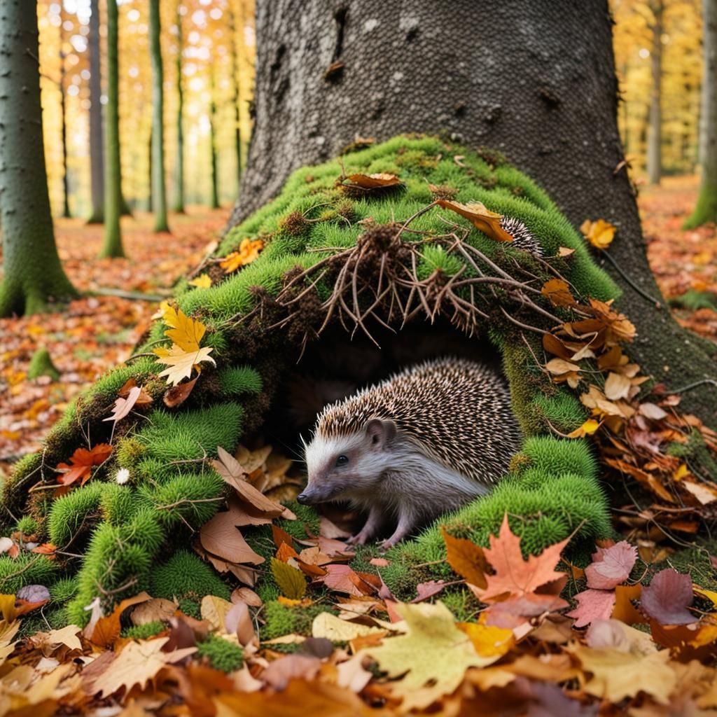 Autumn Hideaway in Whimsical Forest Style