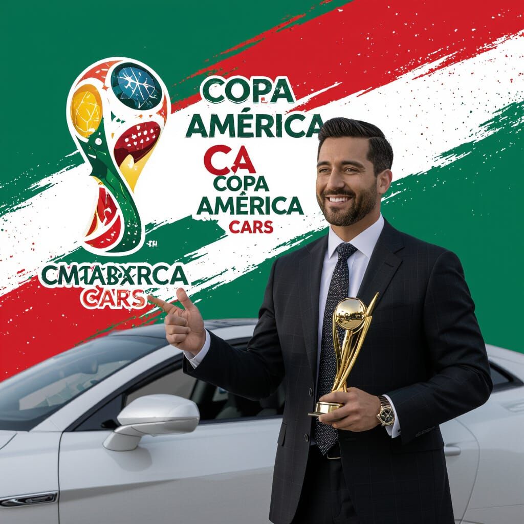 Business Man Celebrates Car Competition Win