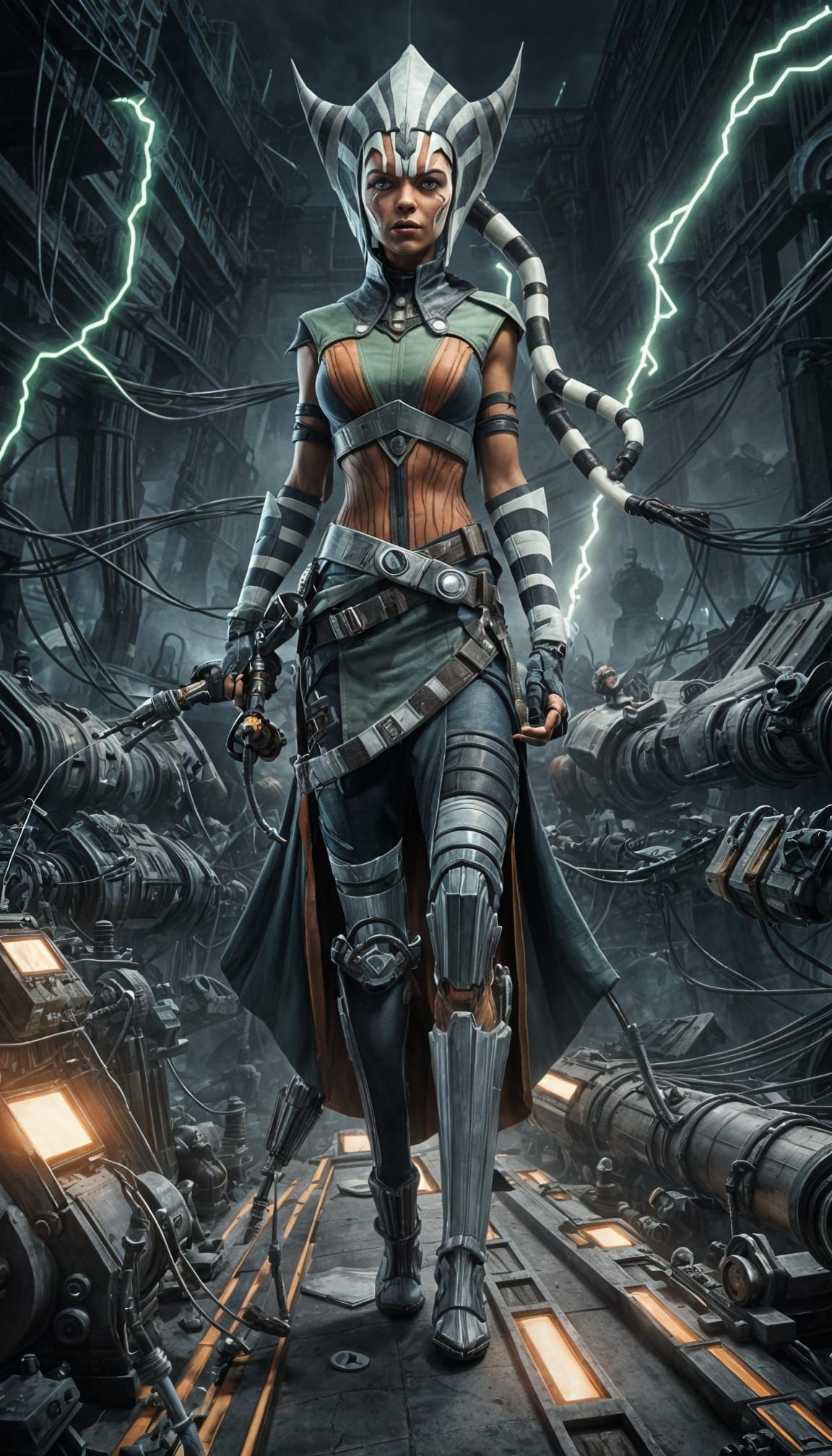 Ahsoka Tano as Cybernetic Horror
