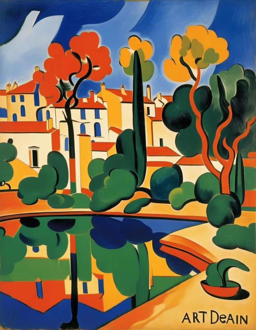 Bridging Fauvist Art in Vibrant Colors