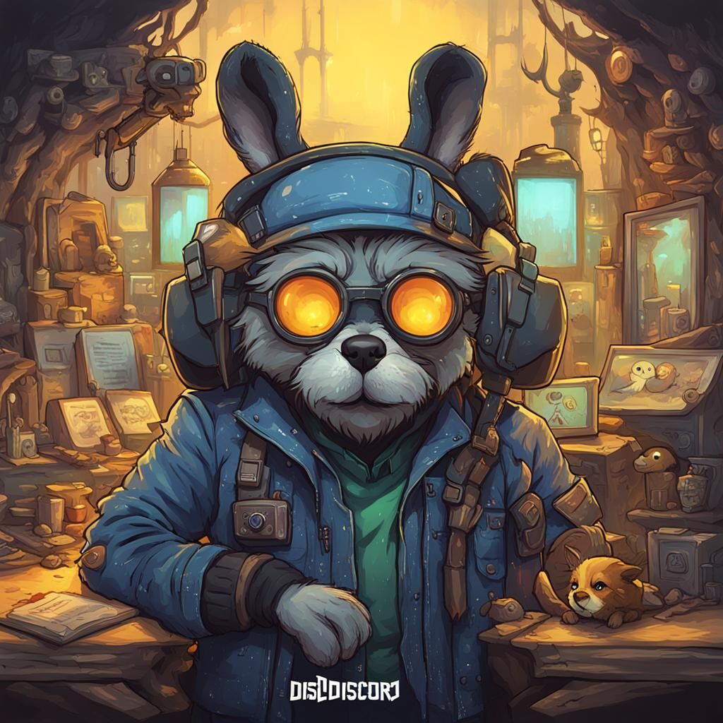 Epic Digital Matte Painting of Masked Figure in Mysterious O...