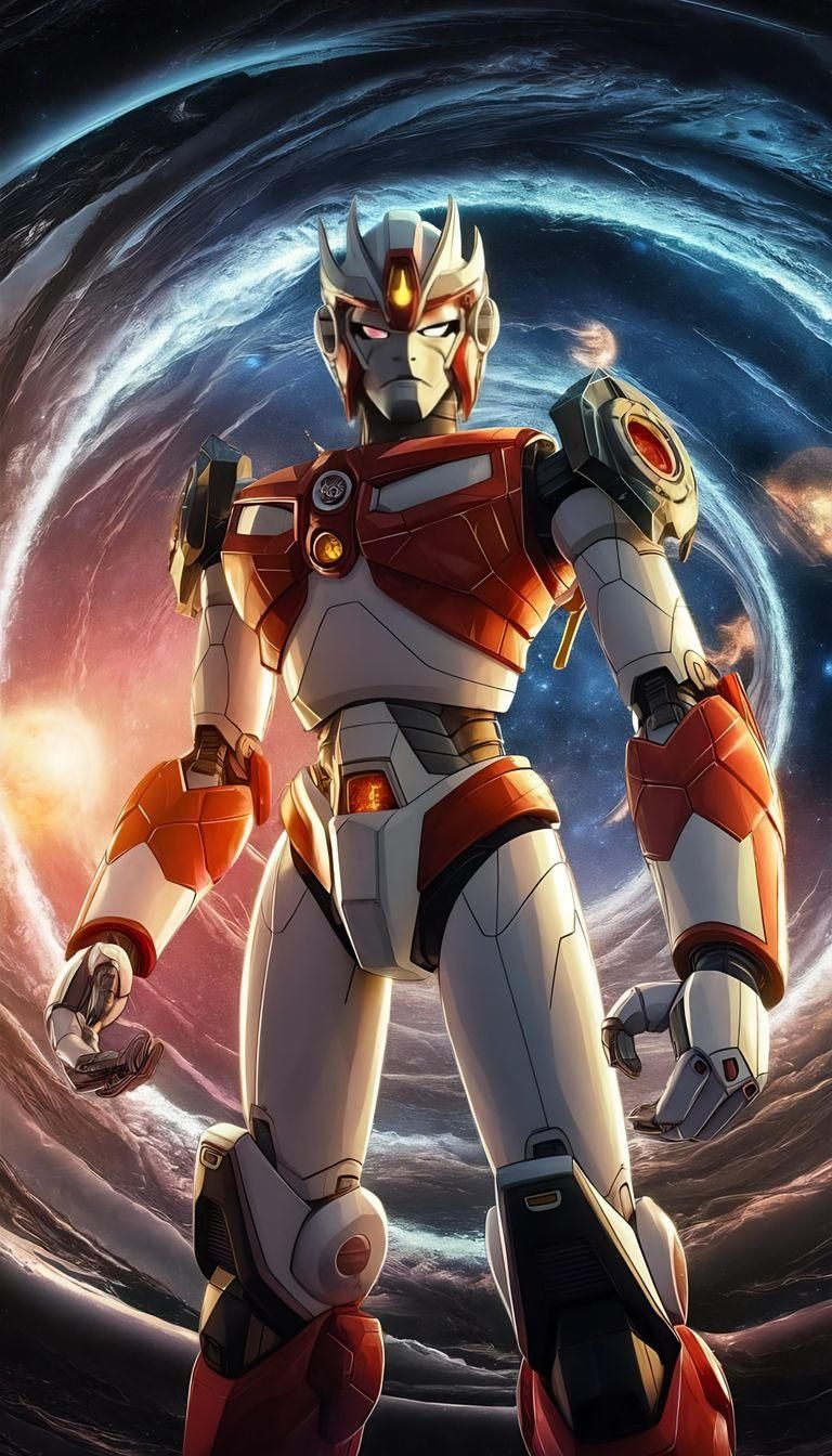 Anime Style Voltron Depth Map Portrait