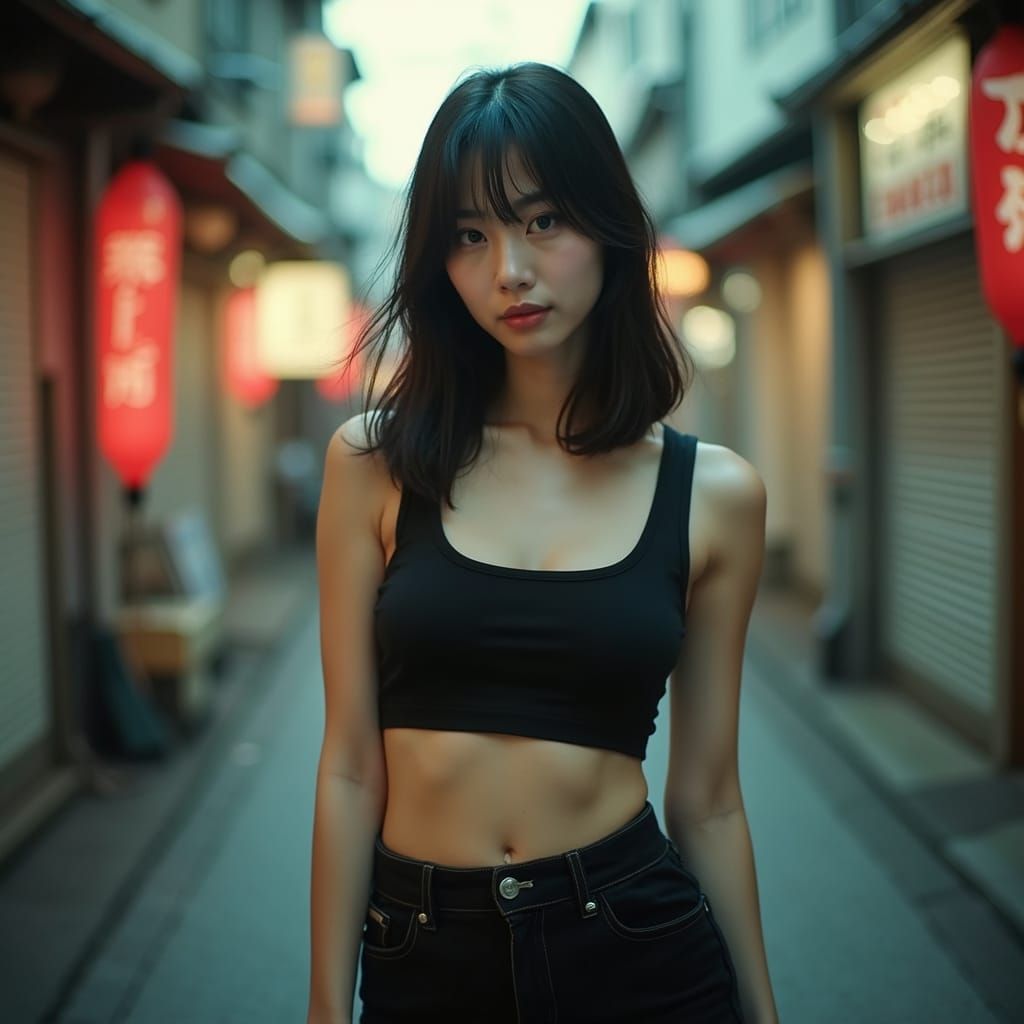 Confident Japanese K-Pop Inspired Beauty