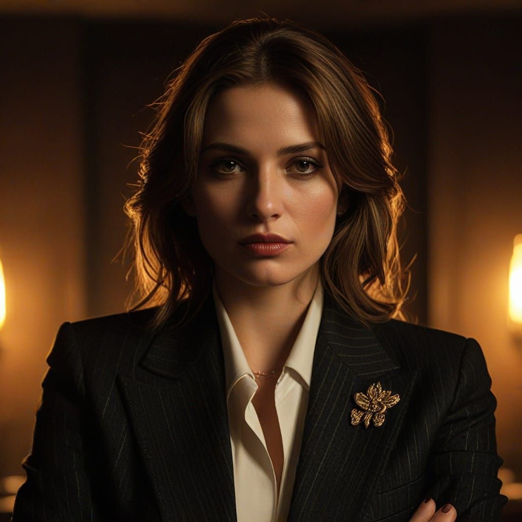 Rebecca: Mafia Boss in Elegant Black and Gold