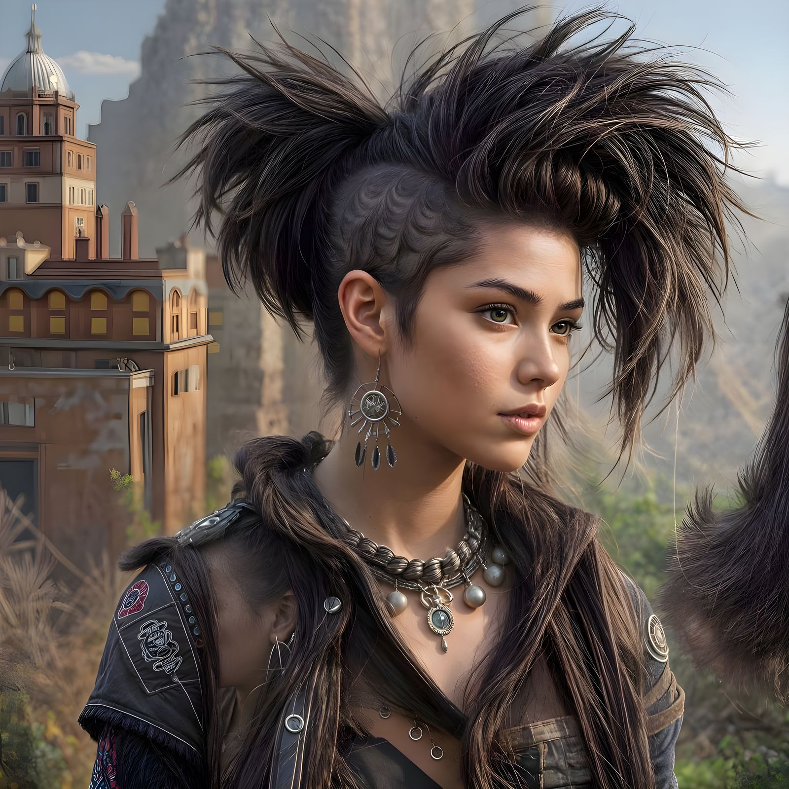 Girl Driver in Atomic Tank