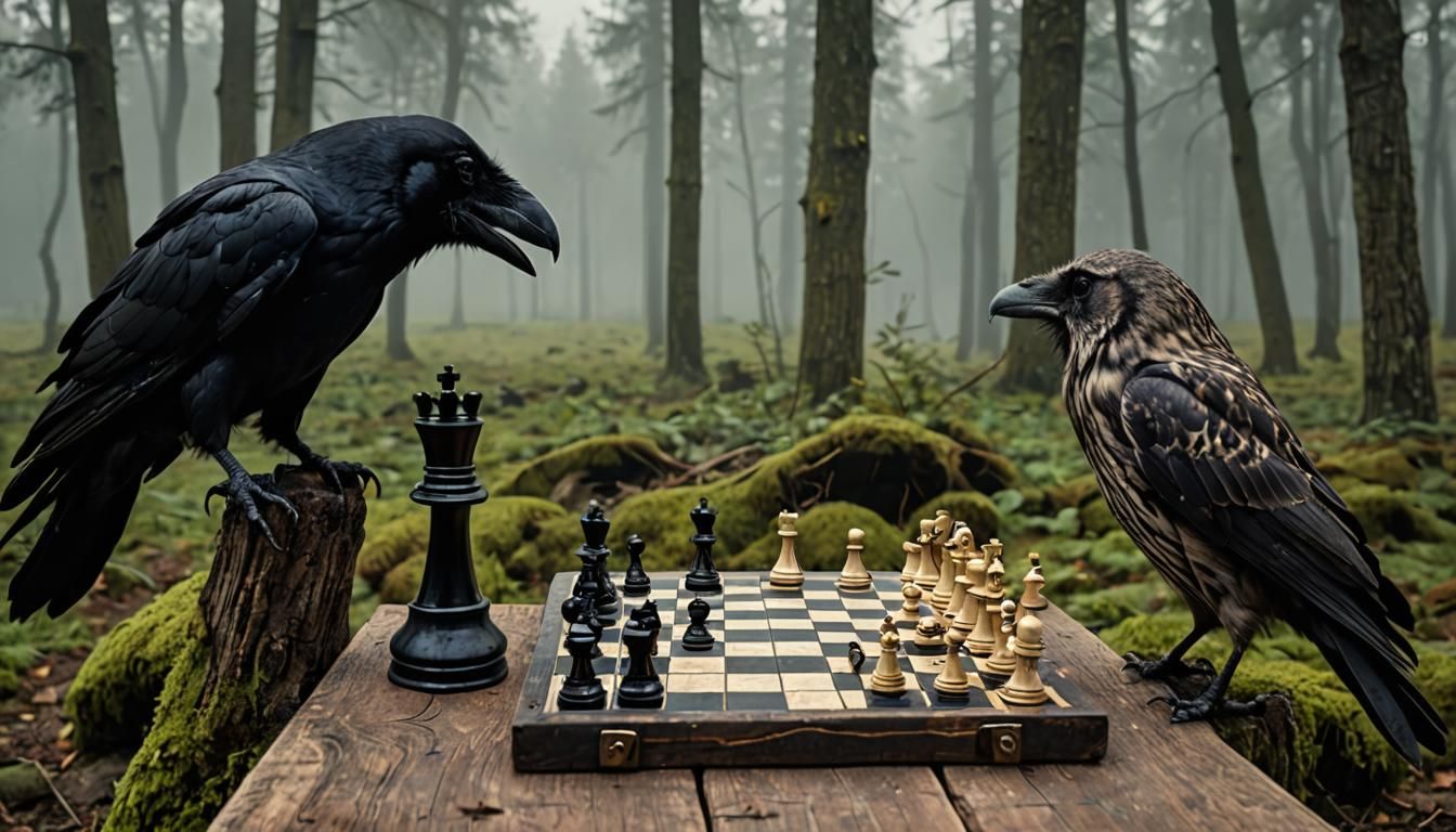 Mysterious Birds Engage in Intellectual Chess Match