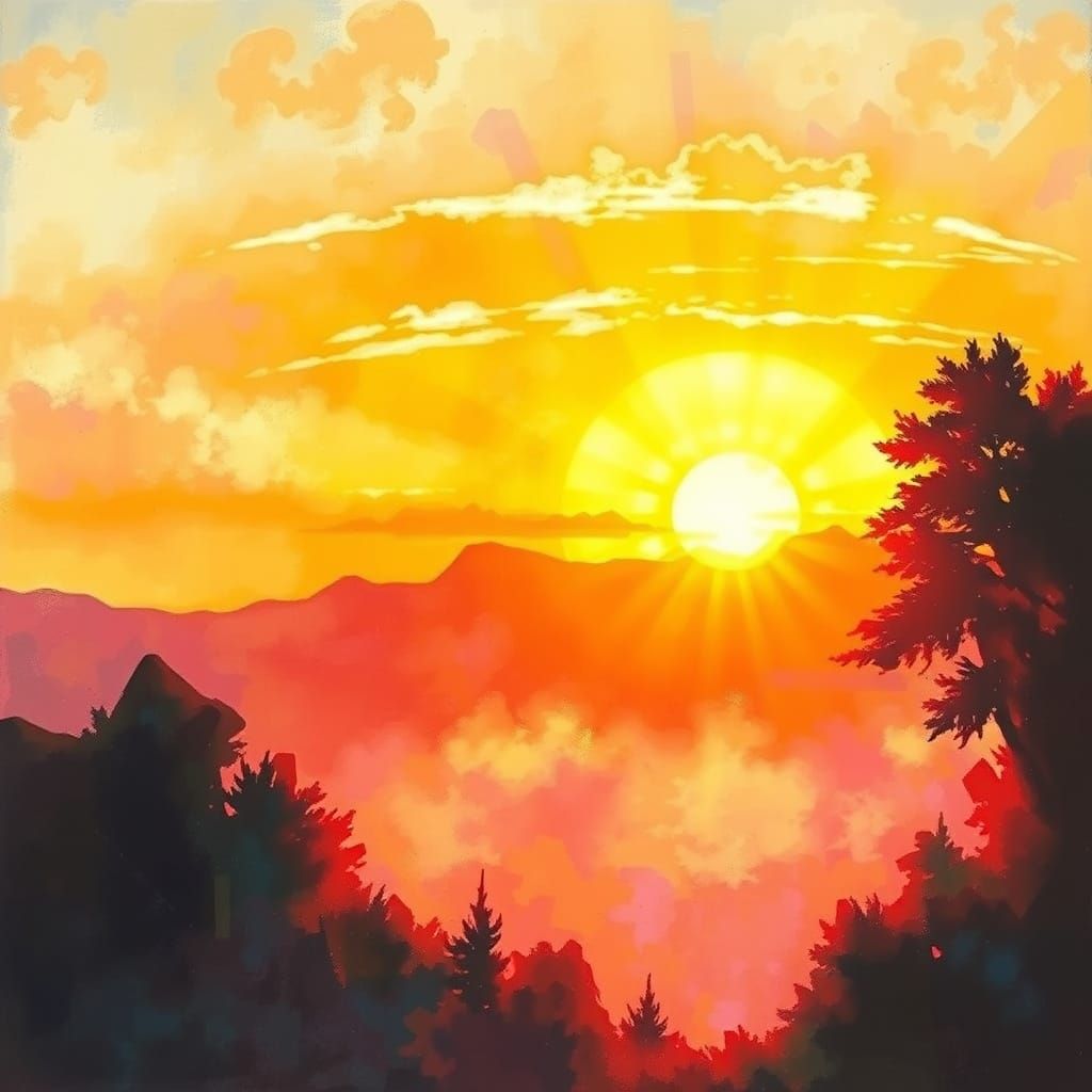 Golden Dawn Breaks through the Horizon