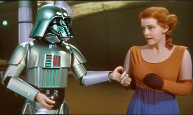 Enchanting Dorothy of Oz Meets Glinda in a Galactic Cantina