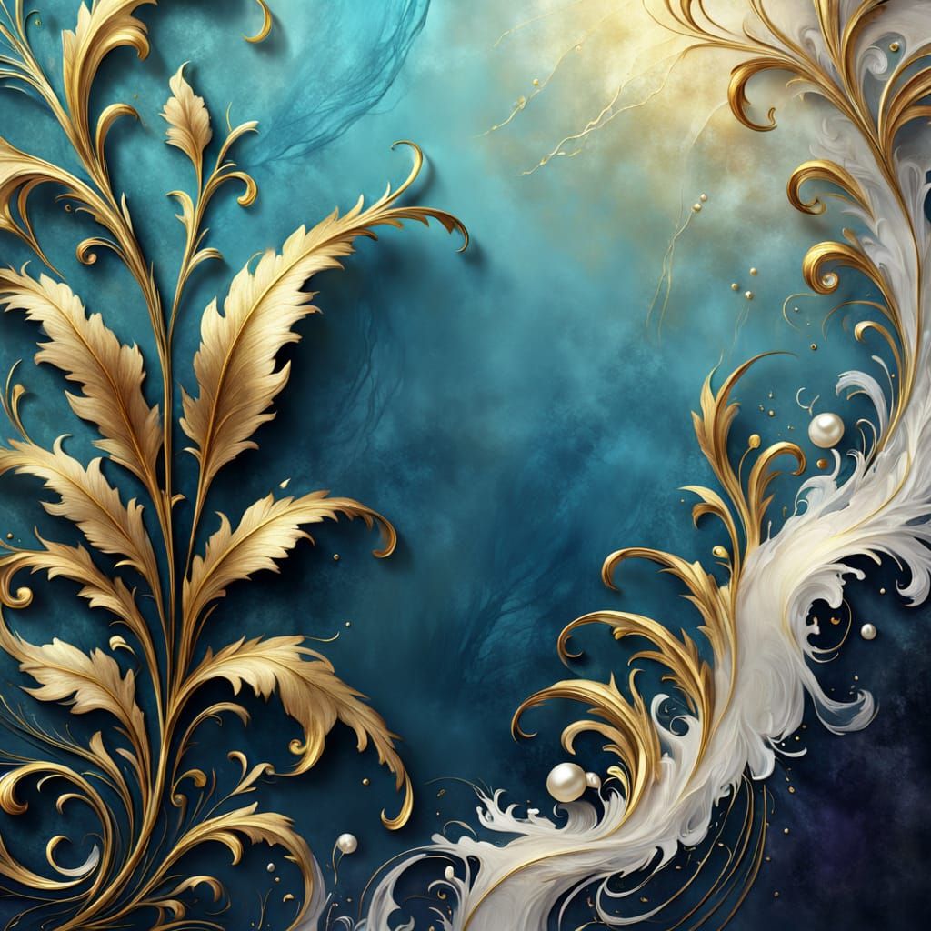 Elegant Parchment Background in Fantasy Style