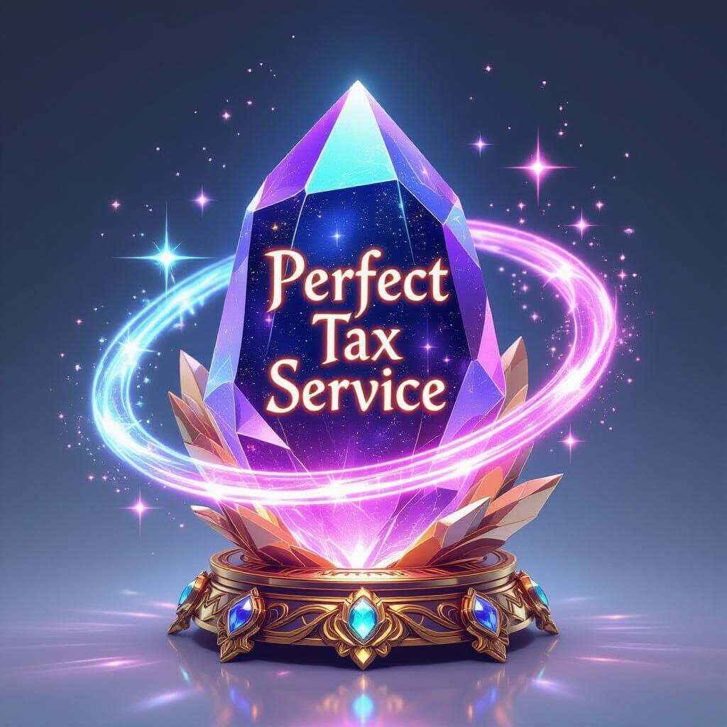 Mythic Vector Emote: Arcana Crystal Tax Service Icon