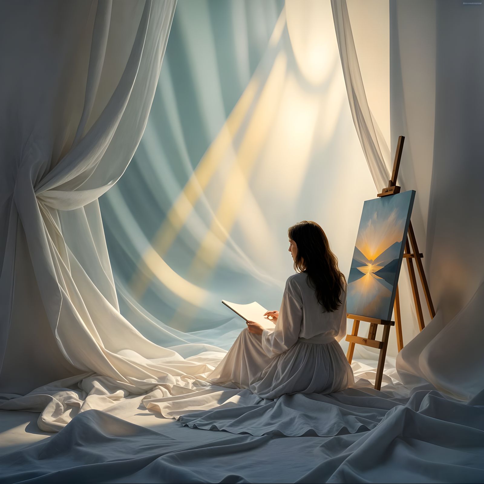 Art Brings Order to Life's Chaos with Soft Lighting