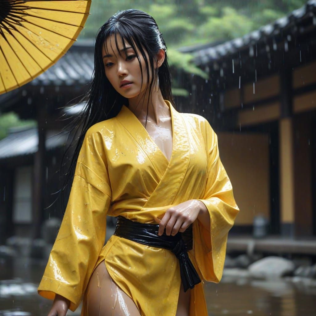 Ethereal Japanese Beauty in Cinematic Splendor