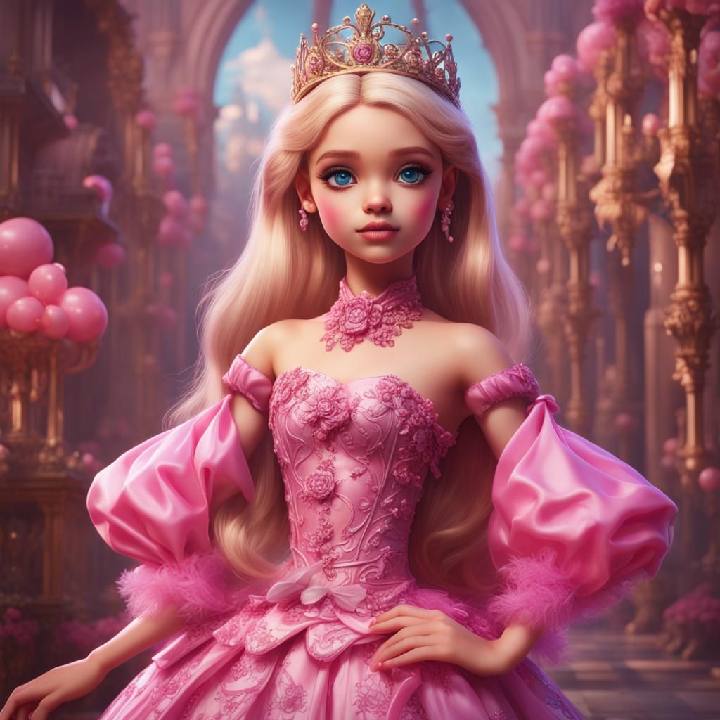 Girly Boy Princess Fantasy Portrait in Unreal Engine 5