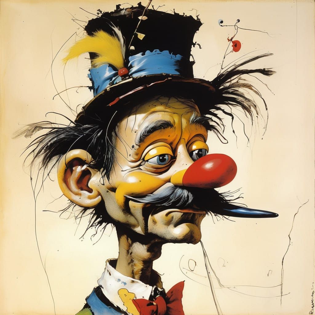 Surrealist Masterpiece of Pinocchio