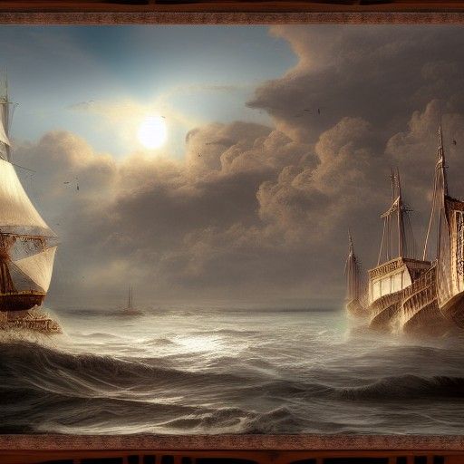 Sailing through a serene Library at Sea