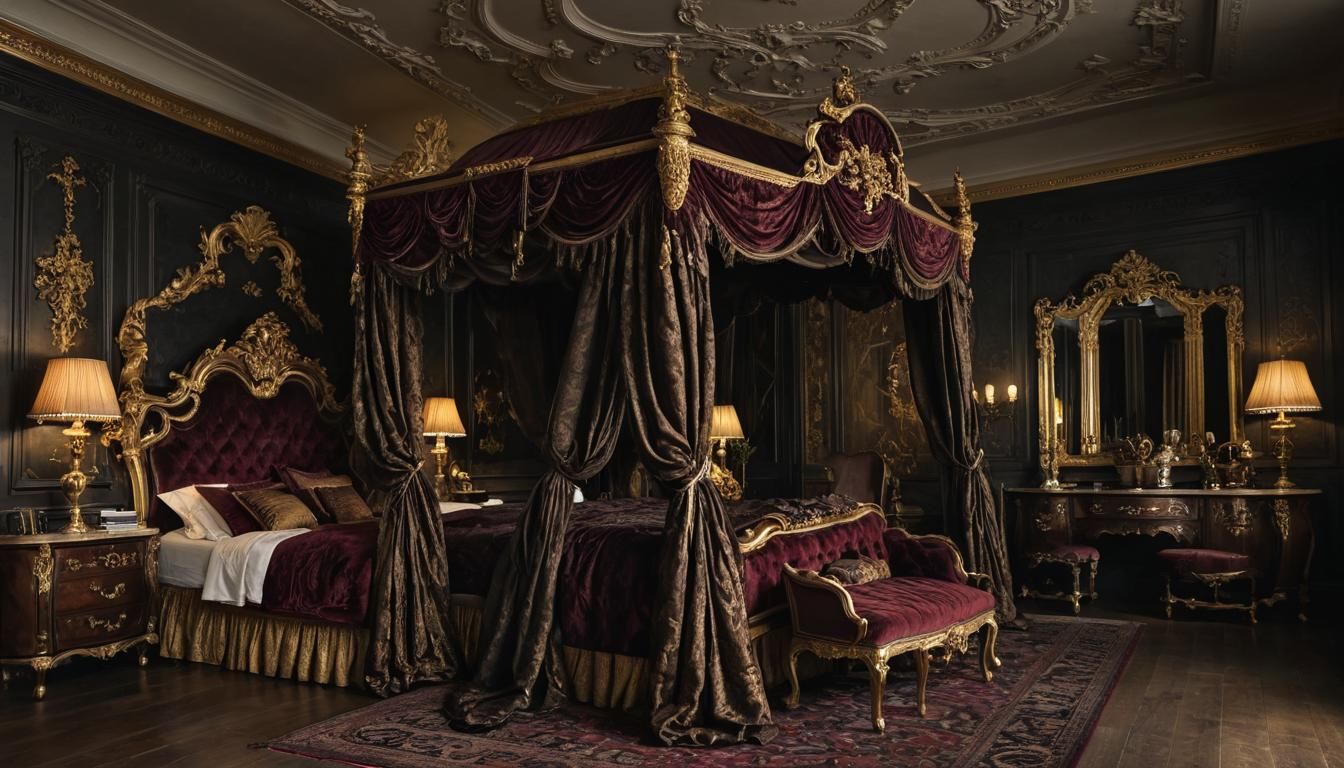 Baroque Elegance in the Bedroom